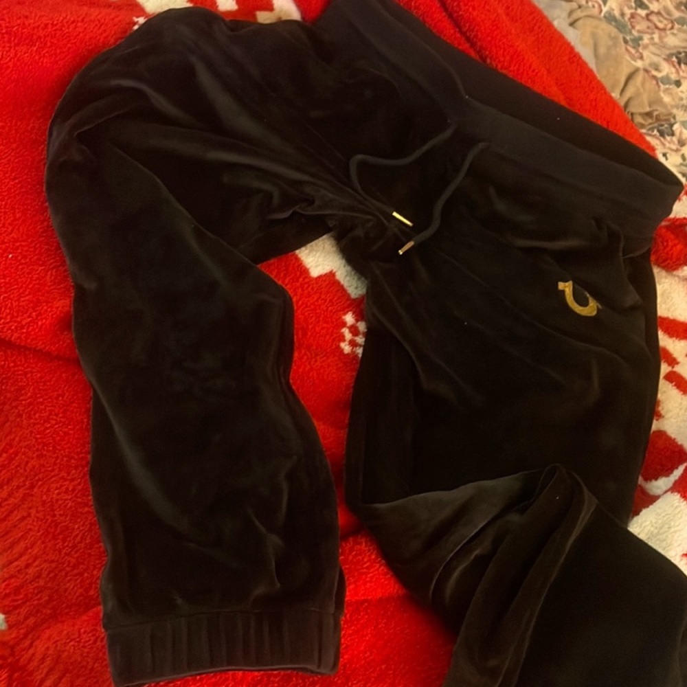 true religion velour jogger size large 🦋